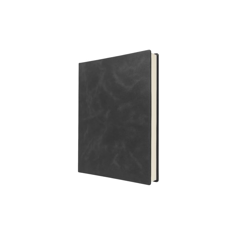A4 Leather Notebook – 200 Sheets PU Soft Cover Refillable