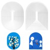 2pcs Oval Border Die Cuts & Arch Metal Die Cuts