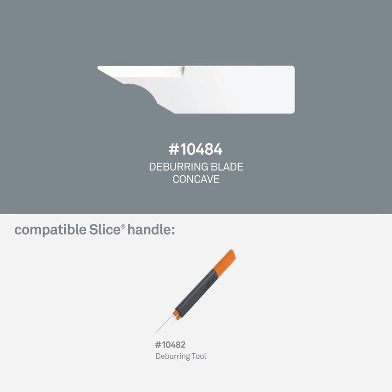 Slice 10484 Deburring Blade, Concave, for use with Slice 10482