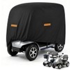 Heavy Duty 840D Mobility Scooter Cover Waterproof (BLACK, L(49 x