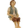 FADEDA Large Toilet Seater, Height: 8 cm, Hand-Painted, Detailed Nativity