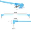 ExcelValley - Right Angle Mono Modular Patch Cables TS 3.5mm