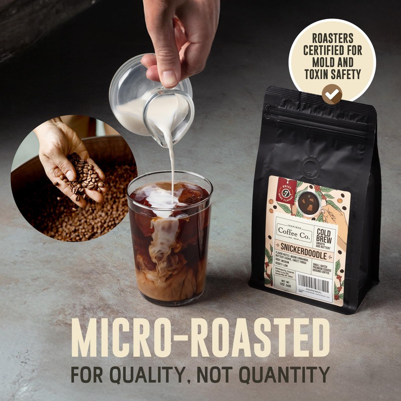 Inspired Coffee Co Snickerdoodle Flavored Cold Brew Coarse Ground Coffee