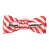 Jacob Alexander Infant Candy Cane Red White Stripe Clip-On Bow