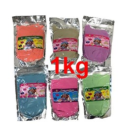 Just4baby Magic Motion Moving Play Sand 1000g (1KG) Variety Colours (1000g Orange Sand)