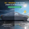 Waterproof Toyota 86(2012-2025) Car Cover with Breathable Vents, [2025 Upgrade]
