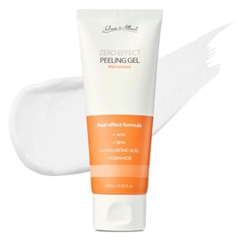 Olivia & Allison ZERO EFFECT PEELING GEL 3.38fl oz (3.4 fl oz) Natural BHA + AHA + Gel exfoliante de ceramida