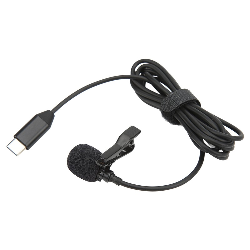 Wireless Lavalier Microphone ‑34dB Metal Lapel Mic for Insta360 ONE