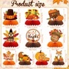 10 Pcs Thanksgiving Centerpiece，Fall Table Honeycomb Decorations Fall Centerpiece Table