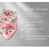 Arumary - Bandanas suaves de algodón y viscosa floral, envoltura