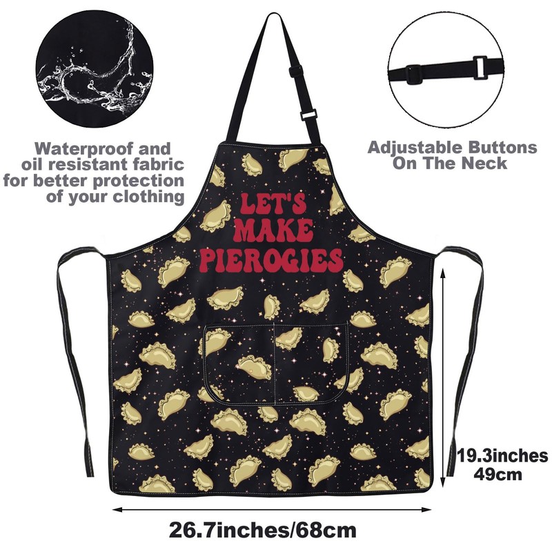 JNIAP Pierogi Maker Apron - Queen and Lover Gifts, Polish