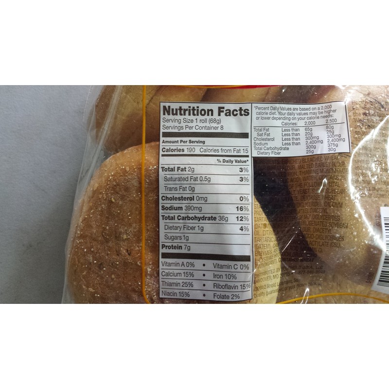 Amoroso's 8-Pack Kaiser Rolls - 3 Packages