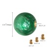 Monrand Green Weighted Round Ball Shift Knob M12*1.25 Universal Marble