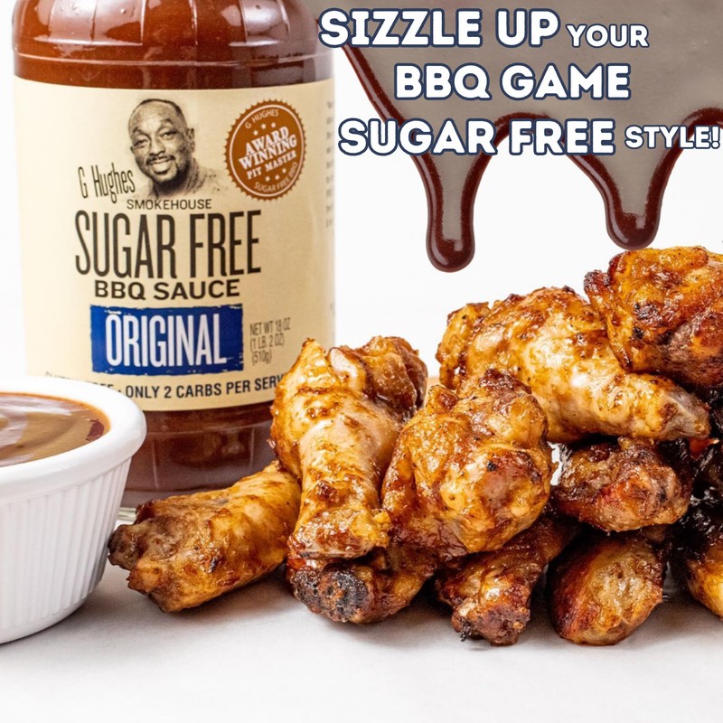 G Hughes Original Sugar Free BBQ Sauce - Sugar Free
