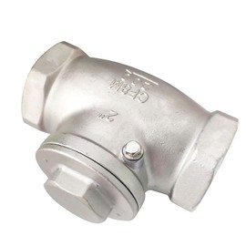 2" NPT Swing Check Valve Female WOG 200 PSI PN16 CF8M,Stainless Steel SS316