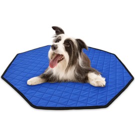 Dog Play Mat PIPI Pad for Puppy Cat Octagonal Shape Non-Slip Washable Throw Pads Leak-proof Potty Training Pads Reusable Absorption