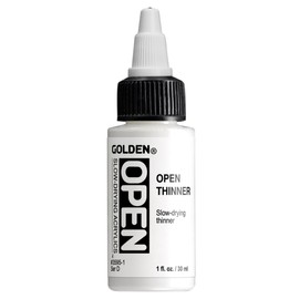 GOLDEN OPEN Slow-Drying Acrylics, Thinner, 1 fl oz.