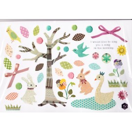 Wall Sticker (SS) Stitched Animal 4005020-03