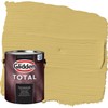 Glidden Total Exterior Paint & Primer All-in-One, Spicy Mustard/Yellow, Flat,