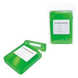 Hard Drive Protective Box for 3.5 Inch HDD Green