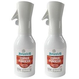 Nature's IQ Copper Fungicide. Innovative Spray Mist Technology. Controls powdery Mildew, Black spot, and Rust! for use on Roses, Flowers, ornamentals, Fruits and Vegetables. Ready-to-use 20 oz. (2)