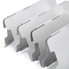 10 Plates Foldable Aluminum Camping Cooker BBQ Gas Stove Wind