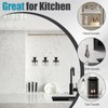Happyiren 3 Pack Stainless Steel Kitchen Towel Hooks for Shower