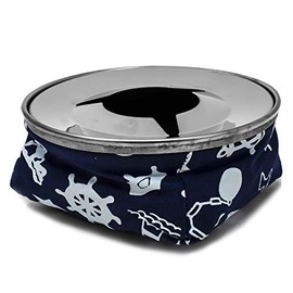 Five Oceans FO101 Windproof Bean Bag Ashtray, Blue