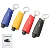 365Home 4-Pack Car Window Breaker Keychain Seatbelt Cutter, 3-in-1 Glass