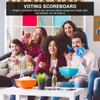 VILLCASE Answer Paddle, Dry Erase Scoreboard ABCD Board Single Paddles