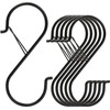 6 Pack 3.8 Inch S Hooks for Hanging, Heavy Duty