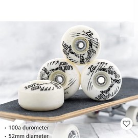 4 Unids/se Ruedas de Skate Al Aire Clsico 52mm x 30mm PU Cruiser Longboard Skateboard Juego de Reemplazo de Ruedas(White)