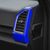 Keptrim for F-150 ABS Blue Dash Air Conditioner Outlet Vent