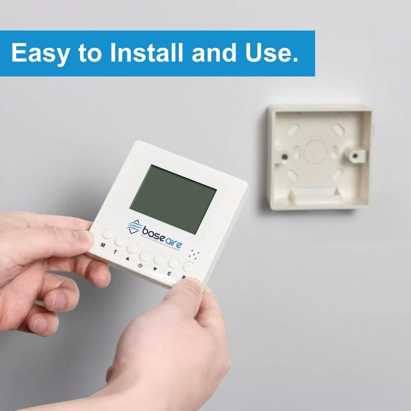 BaseAire Digital Crawlspace Dehumidifier Remote Controller Temperature AirWerx