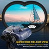 10x50 Marine Binoculars with Compass for Adults - Waterproof BAK4