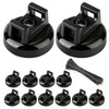 GAGIRA 12Pcs Cable Ties Magnetic, Multipurpose Magnetic Wire Clip, Cable