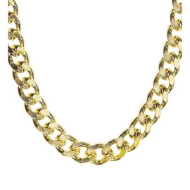 Gold Necklaces 70s Jewellery for Fancy Dress Costumes Accessories Accessory