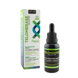Serum Antiarrugas Telomerasa con Acido Hualurónico y Niacinamida, reduce arrugas y líneas de expresión. Antiedad vegano 30 ml Vit Vit Cosmetics       