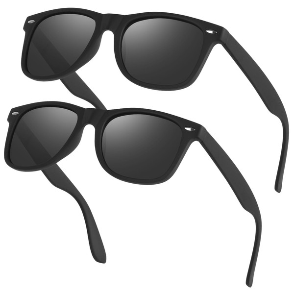 Gtievruo Polarised Sunglasses Mens Square Retro Sun Glasses UV400 Protection