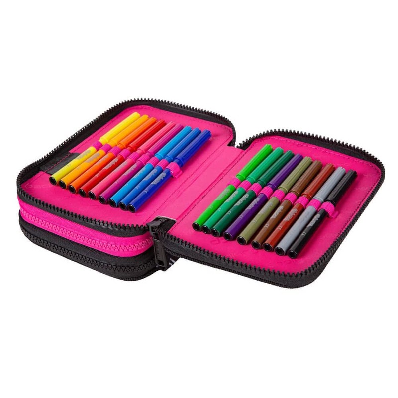 CoolPack XXL Pencil Case Boy, Pencil Case Large 44 Pieces