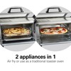 Hamilton Beach Air Fryer Toaster Oven Combo with Large Capacity,