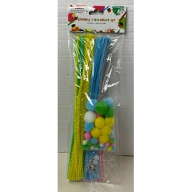 CHENILLE STEM CRAFT SET (36 steams/16 eyes/50 pomps