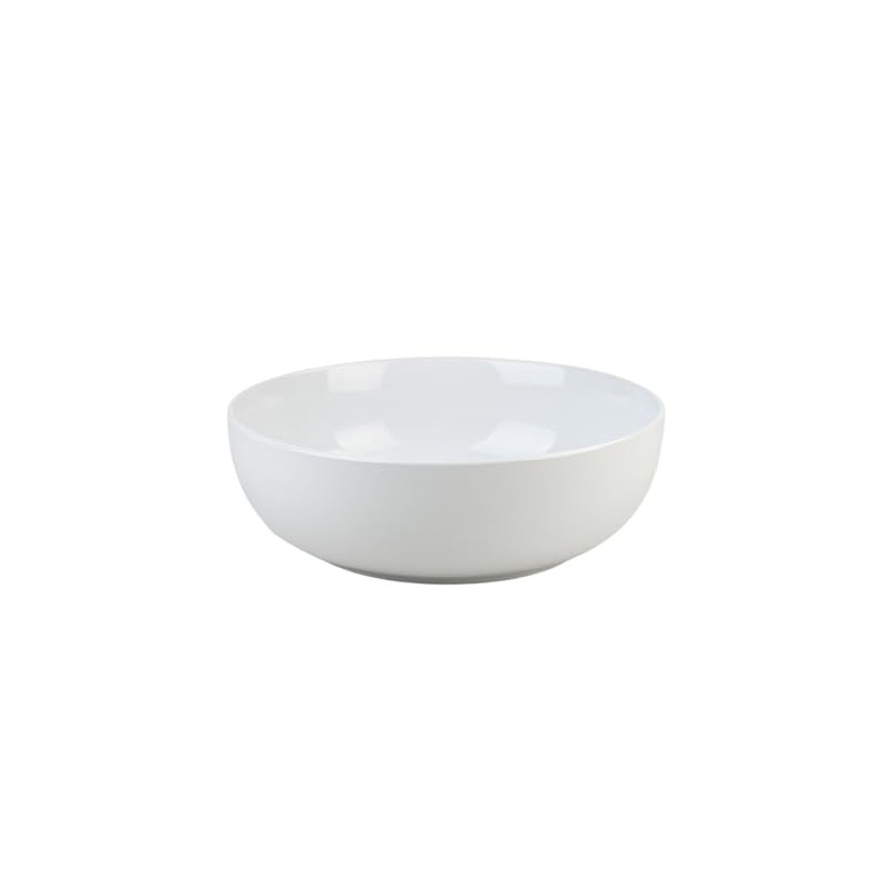 10 Strawberry Street Coupe Stoneware 9.5"/70oz Serving Bowl, White