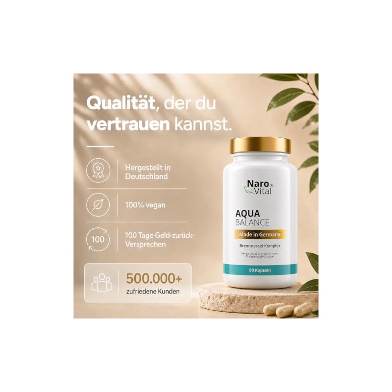 Drainage Tablets - Nettle Capsules Against Water Retention in the
