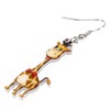 NEWEI Giraffe Gifts Cute Acrylic Giraffe Earrings for Women Girls