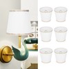 6Pcs European Style Lampshade Cover for Chandelier Wall Light W/E14