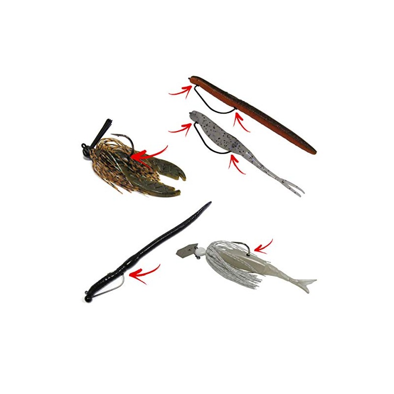 Bait Pegs (100 Pack) - Rubber pegs for Pegging Soft