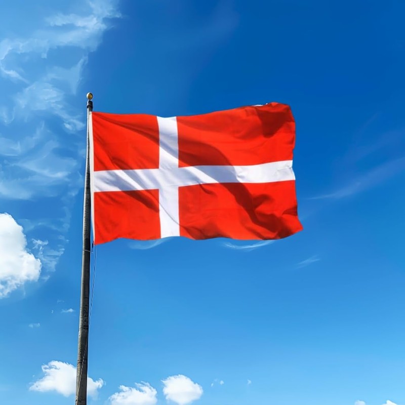 Double Sided 3ply Denmark Flag 2X3 FT, Danish National Flag,Dane