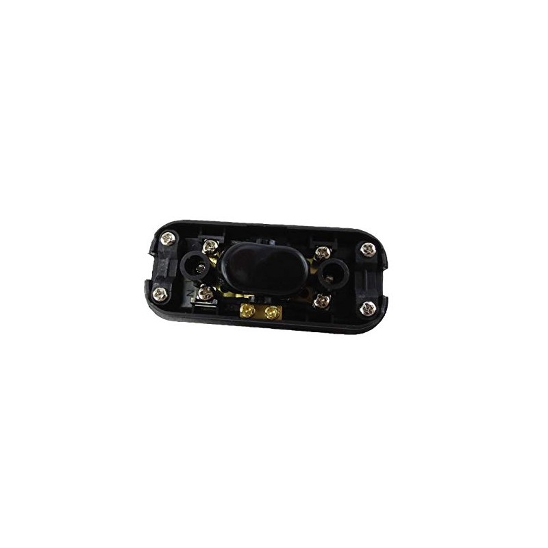 Cord Switch with Strain Reliefs, 3-Pin with Screw Contacts, Screw