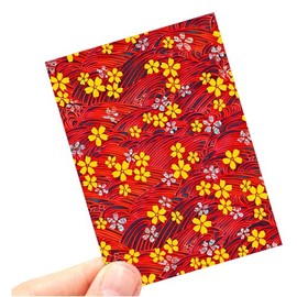 Blood Blossoms Custom Art Card Sleeve (Pack of 100) for MTG Magic FaB EDH Commander FaB PTCG TCG Standard Size Sleeves Kimono Sleeve
